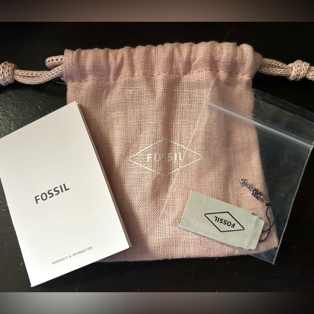 New Fossil necklace charm